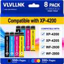 Remanufactured Replacement for Epson 232XL Ink Cartridge Combo Pack | Compatible for 232 XL Ink Works with XP-4200 XP-4205 Workforce WF-2930 WF-2950 (8 Pack, 2 Black 2 Cyan 2 Magenta 2 Yellow)