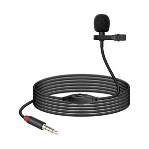 Lavalier Microphone, 3.5mm(1/8") TRRS Plug Invisible Lapel Microphone Wired for Phone, PC, Camera, Audio Recording, Game Streaming 4.9FT (TRRS)