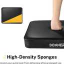 Donner Piano Bench, Adjustable Keyboard Bench Portable Stool Collapsible Chair Foldable Seat X-Style, 2.4 Inch Thickness High-Density Sponge Padded, Non-Skid Design, Black