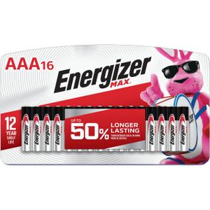 Energizer AAA Batteries, Max Triple A Alkaline, 16 Count