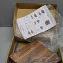 Demigo Bathroom Corner Counter Organizer 13.2x9.9 inch, 2 Tier Acacia Wood Organizer Countertop, Corner Storage Shelf Standing Rack, Cosmetic Vanity Tray Kitchen Spice Rack, Bathroom Storage Dcor