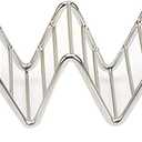 Stainless Steel Taco Holder, Taco Shell Holder Stand Stainless Steel Taco Tray Plates Taco Stand Rack, Oven Safe for Baking, Dishwasher and Grill Safe(4-5 Grids)