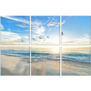 JBER Art Acoustic Panels, 7248 Inches Acoustical Wall Panels, Sound Absorbing Wall Art, Decorative Acoustic Panels, Soundproof Wall Panels for Recording Studio, Home & Living Room(Seabirds)
