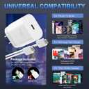 Phone 17 16 15 Charger Fast Charging,30W USB C Phone 17 16 15 Pro Max Charger Block &6.6FT Long Type C Cable Cord for i.Phone 17/17 Air/17 Pro/17 Pro Max/16/16Plus/16 Pro/16 ProMax/15/15Pro Max,Blue