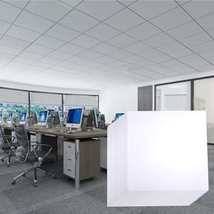 Trimold White Smooth Drop Ceiling Tiles, Easy Drop-in Installation PVC Panels, Waterproof, Reusable & Fire-Rated, No Sag and Breakage, 12-Pack of 2ft x 2ft Cover 48 Sq.Ft