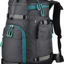 55L-70L Expandable Ski Boot Bag  Waterproof, Durable with Helmet Compartment  Ideal for Ski & Snowboard Gear  Men & Women (Grey)