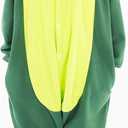 Spooktacular Creations Dinosaur Pajamas, Dinosaur Costume Adult, Halloween Costumes Jumpsuit Hoodie Outfit for Cosplay Parties (XL)