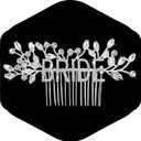 2 x Wedding Hair Pieces for Brides Bridal Hair Accessories Wedding Hair Comb Silver Headpiece for Bride