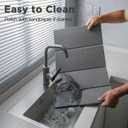 2 x 2PCS Stone Drying Mat for Kitchen Counter, Stone Dish Drying Mat - Diatomite Water Absorbing Drying Stone for Kitchen Counter Mat, Quick Dry Stone Mat Kitchen for Cups Dishes Bottles.
