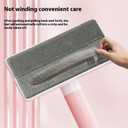 6.5" Wide Pet Hair Remover Brush - Effortlessly Lift Embedded Fur from Sofa, Car, Carpet! Reusable & Washable Cat/Dog Hair Cleaner, Detachable for Deep Clean, Eco-Friendly - Gentle on Fabric (Pink)