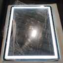 PRIMETEK Vanity Mirror with Lights, 19"x22" Large Makeup Mirror with Lights, LED Lighted Makeup Mirror, Touch Screen with 3-Color Lighting, Dimmable for Vanity Desk Tabletop, Bedroom, White