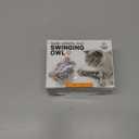 Kimee Interactive Cat Toy Rechargeable Automatic Chirping Owl Kitten Toy with Catnip, Auto Beating Wings Flying Bird Cat Toys for Indoor Cats to Play Alone, Never Boredom