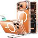 ESR for iPhone 17 Pro Case with Stash Stand, Camera Control Cover Compatible with MagSafe, Military-Grade Drop Protection Magnetic Phone Case for iPhone 17 Pro, Scratch-Resistant Back Cover, Clear