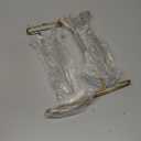 uxcell Glass Rack Under Cabinet, 2Pcs 10-Inch Stemware Glass Hanging Rack Stainless Steel Glass Organizer Storage Hanger for 5mm Stemware Column, Gold