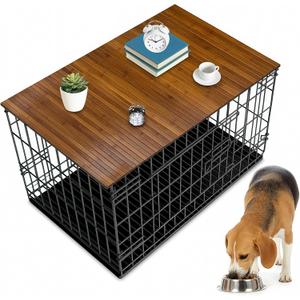 42 x 28 Inch Dog Crate Topper Wood - Dog Kennel Topper Bamboo Top for 42 Inch Crates, Pet Crate Furniture Table Cover, Decorative Wooden Platform for Small Dog Cage, Home Decor Pet Accessories 42 x 28 Inch Dog Crate Topper Wood - Dog Kennel Topper Bamboo Top for 42 Inch Crates, Pet Crate Furniture Table Cover, Decorative Wooden Platform for Small Dog Cage, Home Decor Pet Accessories