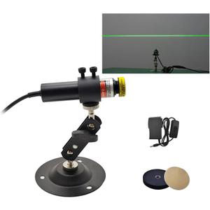 532nm Focusable Green Projector Generator Line Module for Sawmill Woodworks Swamp Haunted House 18mm (Focusable Class IIIr 12V with Adapter, Mount and Magnetic Base)