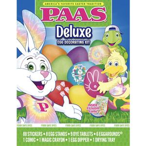 4 x PAAS Deluxe Easter Egg Decorating Kit - America's Favorite Easter Tradition