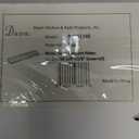 Dawn NIGS1303 Glass Support Plate for Shower Niche, Clear Glass