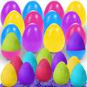 ArtCreativity Magic Sand Easter Eggs - Set of 12 Pre-Filled Easter Eggs - Colorful Surprise Eggs for Kids in Assorted Vibrant Colors - Easter Egg Hunt Supplies - Easter Basket Stuffers