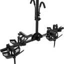 Vibrelli Hitch Bike Rack - 2 Ebike Rack - Fits Fat Tire, Mountain Bike, Electric Bikes, Road - 65lbs per Bike - Patented Anti-Wobble - Cars & SUV - Tilting Folding Platform Car Racks, 2-Inch Receiver