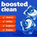 Tide PODS laundry detergent pacs, 3-in-1 Stain Remover, Odor Fighter, Color Protector, 112 Count, HE compatible, Spring Meadow Scent