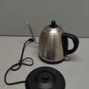 Stariver Electric Kettle Gooseneck Kettle, 1L Water Boiler, BPA-Free, Pour Over Tea Pot Stainless Steel for Coffee & Tea with Fast Heating, Auto-Shut Off and Boil-Dry Protection Tech (Silver)