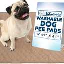 EZwhelp Reusable Dog Pee Pads - Waterproof Training Pads for Dogs - Washable & Sanitary - Rounded Corners - Laminated, Lightweight, Durable - Pet Essentials for Puppy Training and Whelping - 41" x 41"