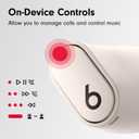 Beats Studio Buds + | True Wireless Noise Cancelling Earbuds, Enhanced Apple & Android Compatibility, Built-in Microphone, Sweat Resistant Bluetooth Headphones, Spatial Audio - Ivory