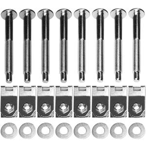 Truck Bed Mounting Bolt Nut Hardware Kit Fits 1999-2016 Ford F250 F350 Super Duty Truck Replaces # W706640S900 W706641S900 W708770S436 XC3Z9900038AA 924-311