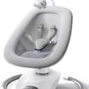 Momcozy CocoSway Baby Swing for Infants to Toddler, 3D-Motion Electric Baby Swing with 6 Motions & 4-Speeds, Remote Control, Infant Swing with 8 Preset Lullabies for Baby Boy Girl Up to 20 lbs