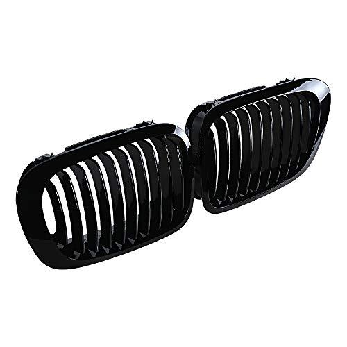 Front Hood Left Right Kidney Grille Compatible with 1999-2002 BMW E46 325Ci 330Ci 2-Door Pre-LCI
