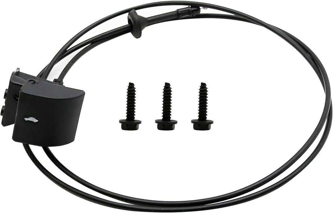 55394495AB Hood Latch Release Cable 023198 Inside Hood Release Cable Replacement for Jeep Grand Cherokee 2005-2010, Commander XK 2006-2010 Front Hood Release Cable with Handle