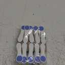 Whitmor Soft Touch Clothespins Set of 10 (White / Blue)