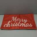 Gvhntk Christmas Throw Pillow Covers - 12x20 Inch Red Believe Throw Pillow Covers - Winter Holiday Cushion Case Decoration Set of 2