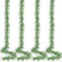 MARTINE MALL Eucalyptus Garland, 5 Pack 24FT Artificial Greenery Garland Eucalyptus Leaves Vines, Faux Hanging Garlands for Wall Table Arch Wedding Backdrop Party Home Decor (Grey Green)
