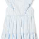 Amazon Essentials Girls and Toddlers' Ruffle Woven Dress