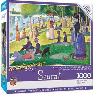MasterPieces 1000 Piece Jigsaw Puzzle for Adults, Family, Or Youth - A Sunday On La Grande Jatte - 19.25"x26.75"