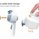 2-In-1 Pet Grooming Kit;Dog Brush For Shedding，Cat Brush For Long Haired Cats- Self-Cleaning Shedding & Detangling Brush,Dual-Direction Design - Professional For Long/Short Haired & Indoor Cats.