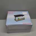 Vehipa Aquarium, 2.4 Gallon Betta Fish Tank with Heater, Humidifier 3 in 1 Pump - Filteration & Oxygenation & Circulation, Temperature Display, HD Glass, Timed 7-Color Lights