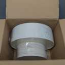 PULOTE 100PCS Ivory Plastic Plates - Cream Plastic Disposable Heavy Duty for Party & Wedding - Include 50 Each (Dinner & Dessert) Plates