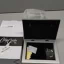 Cottage Garden Can Do All Things Through Christ Brushed Silvertone Jewelry Music Box Plays Amazing Grace