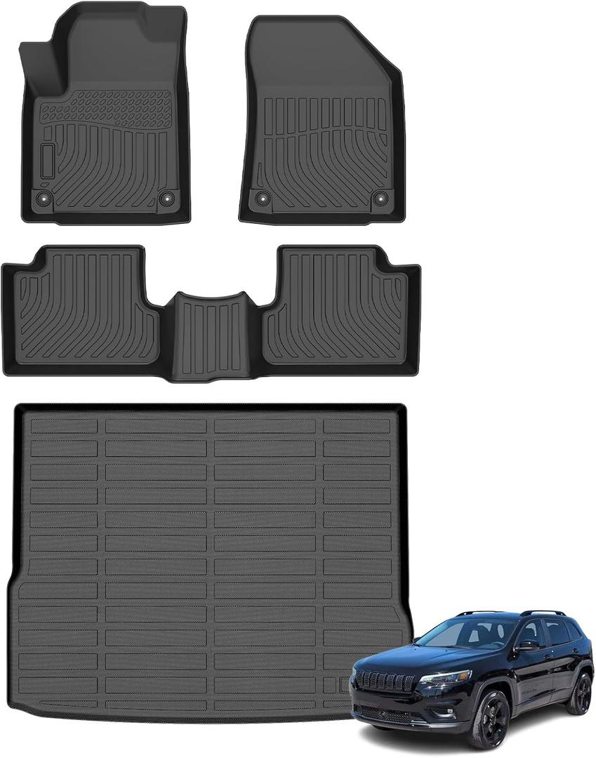 Floor Mats & Cargo Liner for Jeep Cherokee 2019-2023