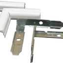 Legrand Wiremold BW13-14 Metal Raceway for Extending Power, 700 Series, Twist Elbow, White (1 Pack)