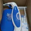 Adjustable Height Foldable Shower Chair with Back for Elderly & Disabled Sturdy Non-Slip Shower Seat for Indoor & Travel Use
