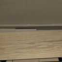 White Oak Wood Desk Shelf for Top of Desk 44 Inch Length Wood Monitor Riser with Middle Shelf