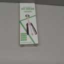 Ice Cream Scoop, 18/8 Stainless Steel Cookie Scoop, Cookie Scoops for Baking, 2 Tbsp/ 30 ml/ 1 oz Cookie Dough Scoop, Ice Cream Scooper with Trigger Release, Cookie Scooper for Baking (Black)