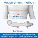Velpeau Arm Sling Shoulder Immobilizer for Women and Men, fit Left or Right Arm - Rotator Cuff Support Brace - Medical Sling for Shoulder, Clavicle, Elbow Injury (Comfort type, Black, XL)