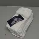 12 Pack Muslin Burp Cloths - Large 20" x 10", Ultra Absorbent 100% Cotton for Baby Drool and Messes - Soft, Gentle Baby Burp Rag for Boys & Girls -White