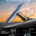 4 x Smolink Tesla Phone Mount, All Metal Strong Magnet Magnetic Phone Holder for Car Dashborad and Tesla Model 3/Y/S/X, Foldable Hidden for MagSafe Car Mount Fit for iPhone All Phones, Black