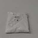 White Boho Fabric Shower Curtain 72 x 72 Inches, Modern Shabby Chic Textured Tufted Chevron Striped Minimalist Cloth Bathroom Shower Curtain